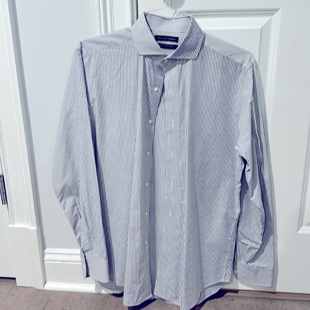 Saks Fifth Avenue Men’s Dress Shirt-Slim Fit